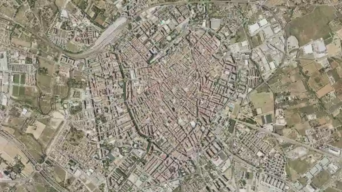La ciutat de Reus, en una imatge aèria