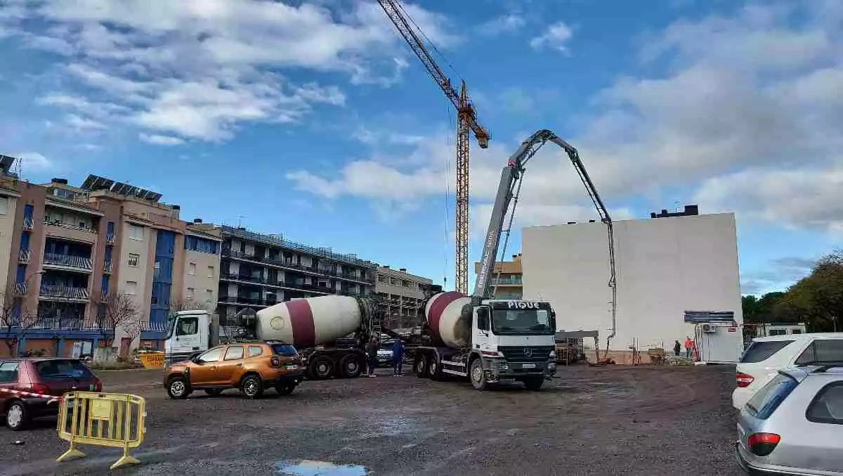 Imatge d'arxiu d'unes obres a Cambrils