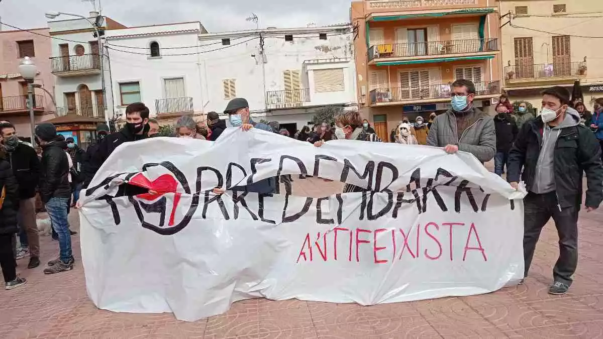 Manifestació de 'Torredembarra antifeixista'