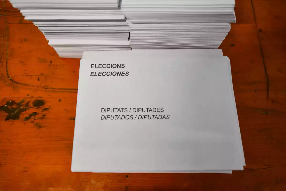 Paperetes electorals.