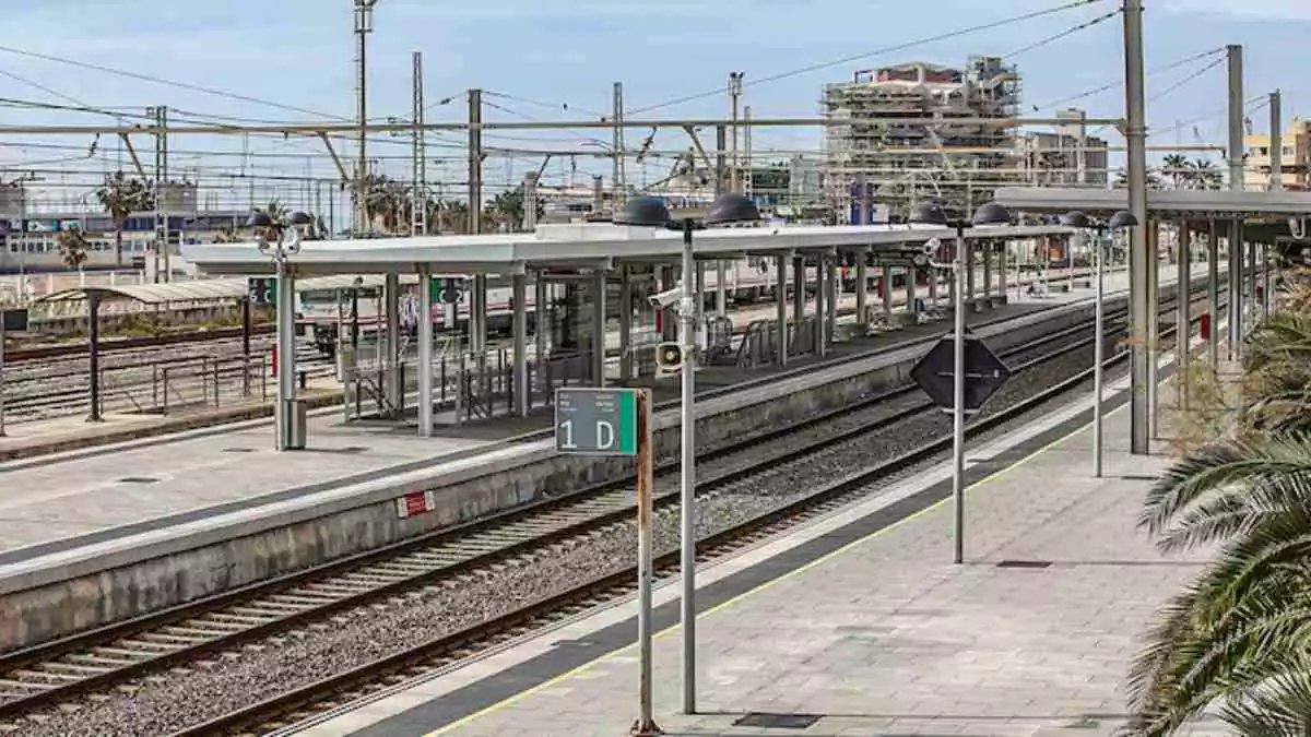 Imatge d'arxiu de l'estació de tren de Tarragona