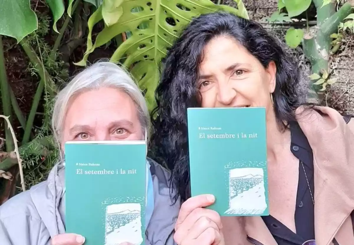 Maica Rafecas i l'editora de Labreu, Teresa Florit.
