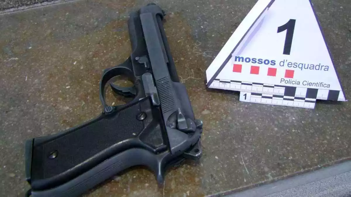 Imatge de l'arma utilitzada en els robatoris en establiments del Baix Penedès