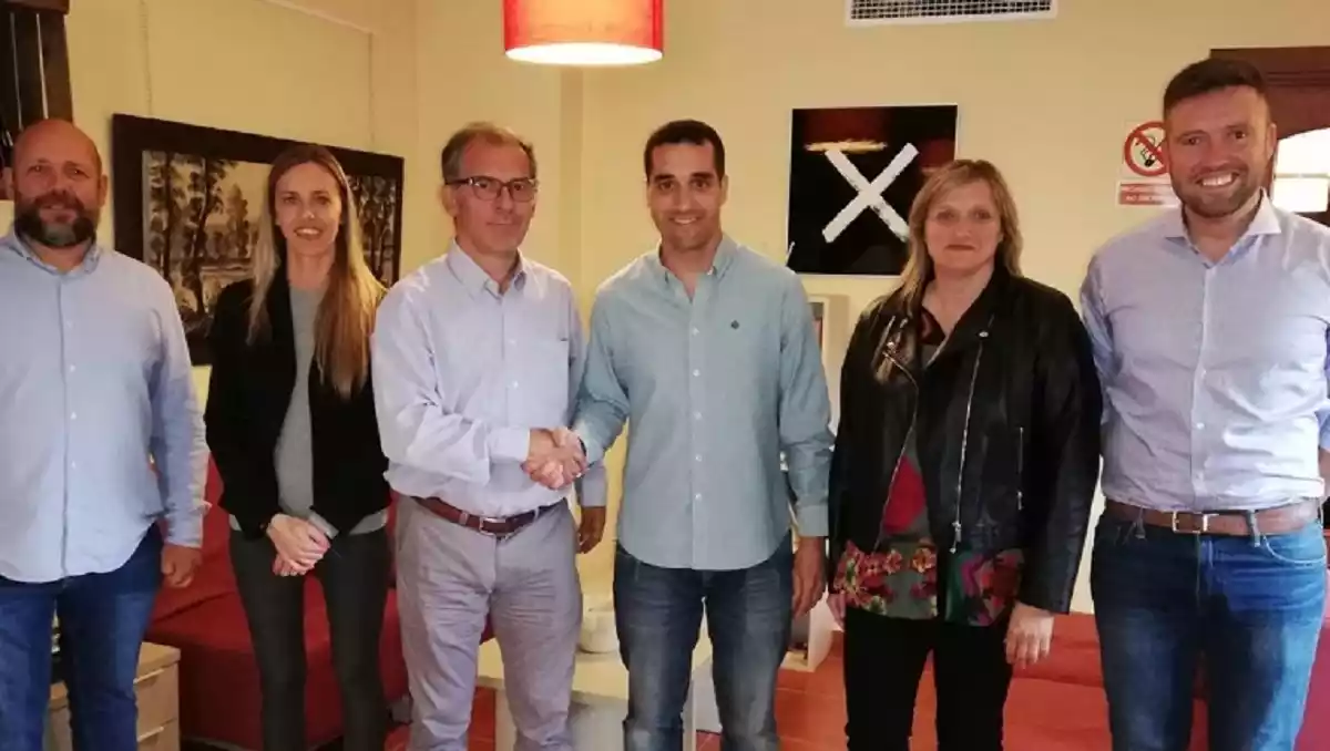 El pacte de govern del 2019 entre ERC i Endavant a Sant Jaume dels Domenys.