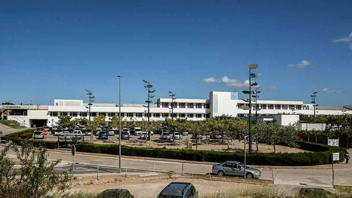 Exterior de l'Hospital Comarcal de Móra d'Ebre