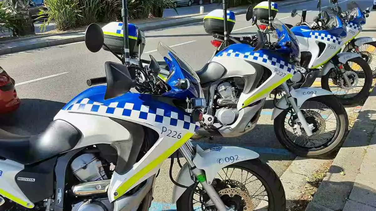 Flota de motocicletes de la Guàrdia urbana de Reus