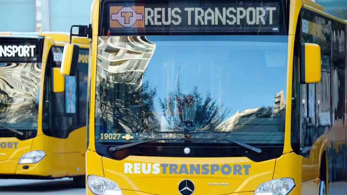Imatge d'arxiu d'un autobús de Reus Transport