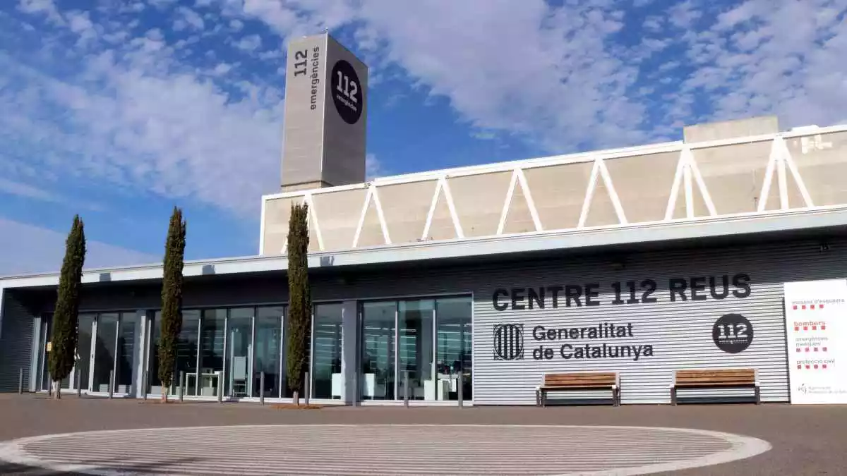 Pla general de l'accés principal al centre 112 de Reus