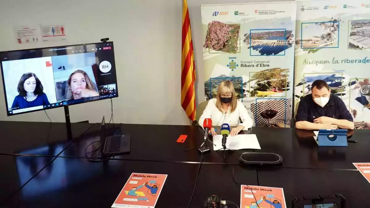 Presentació presencial i telemàtica de les activitats de la Mobile Week Catalunya a la Ribera d'Ebre