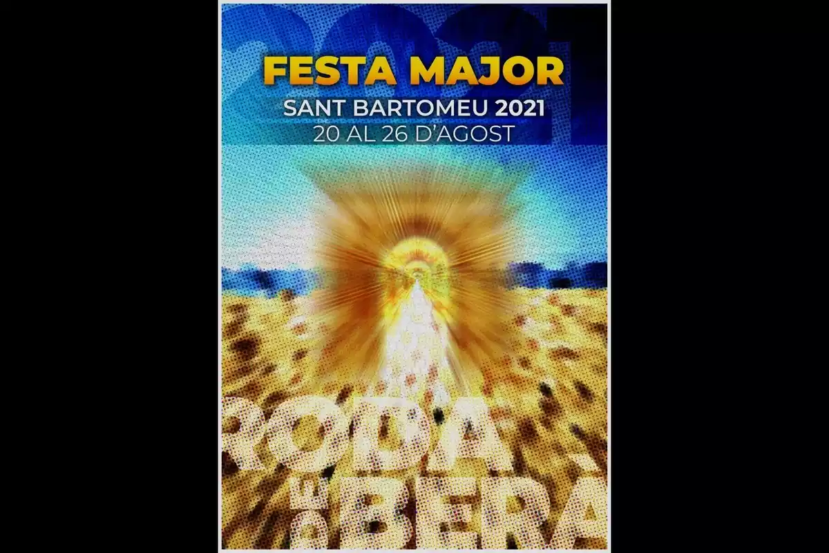 Imatge del nou cartell de la Festa Major de Sant Bartomeu de Roda de Berà