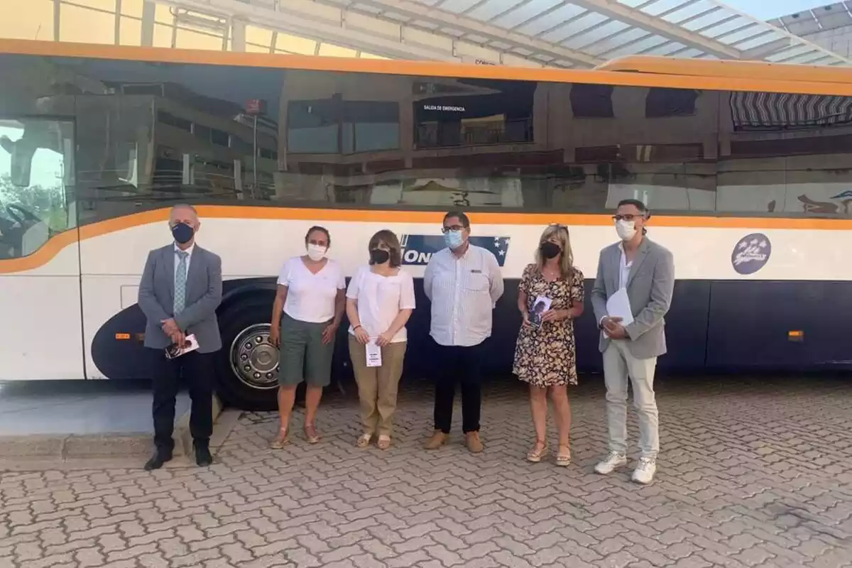 Presentació de les noves connexions en bus des de la Ribera d'Ebre a Tarragona i Reus