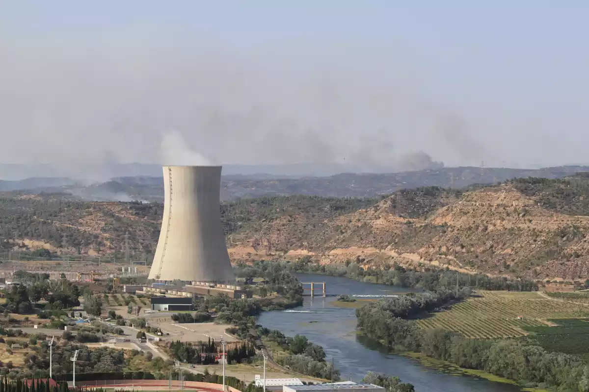 La central nuclear d'Ascó.