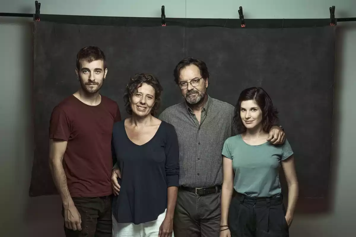 Els actors de l'obra 'Alguns dies d'ahir'.