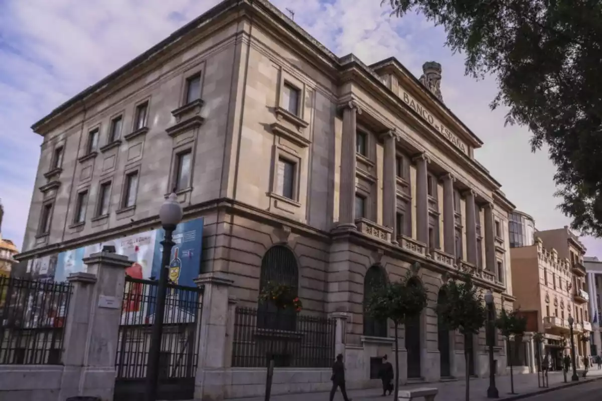 Imatge de l'antic edifici del Banc d'Espanya