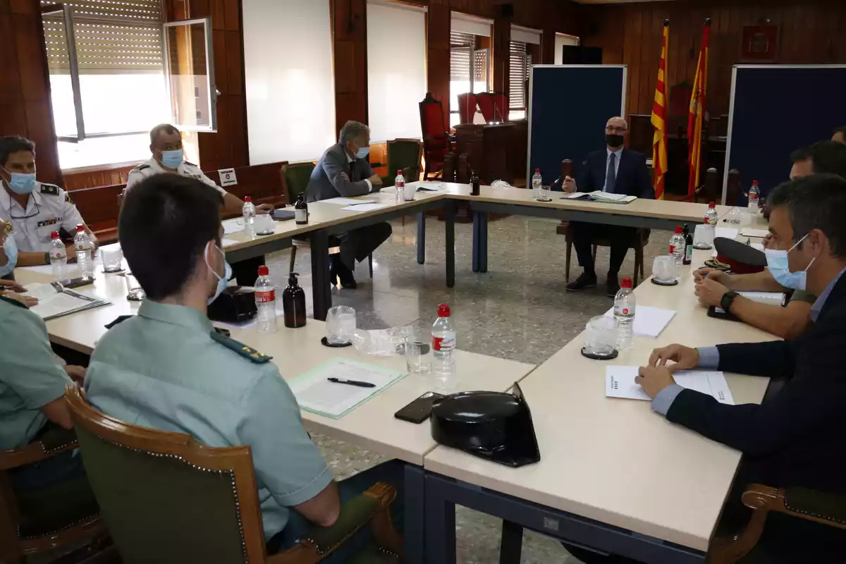 La Junta Provincial de Seguretat, reunida a l'Audiència de Tarragona
