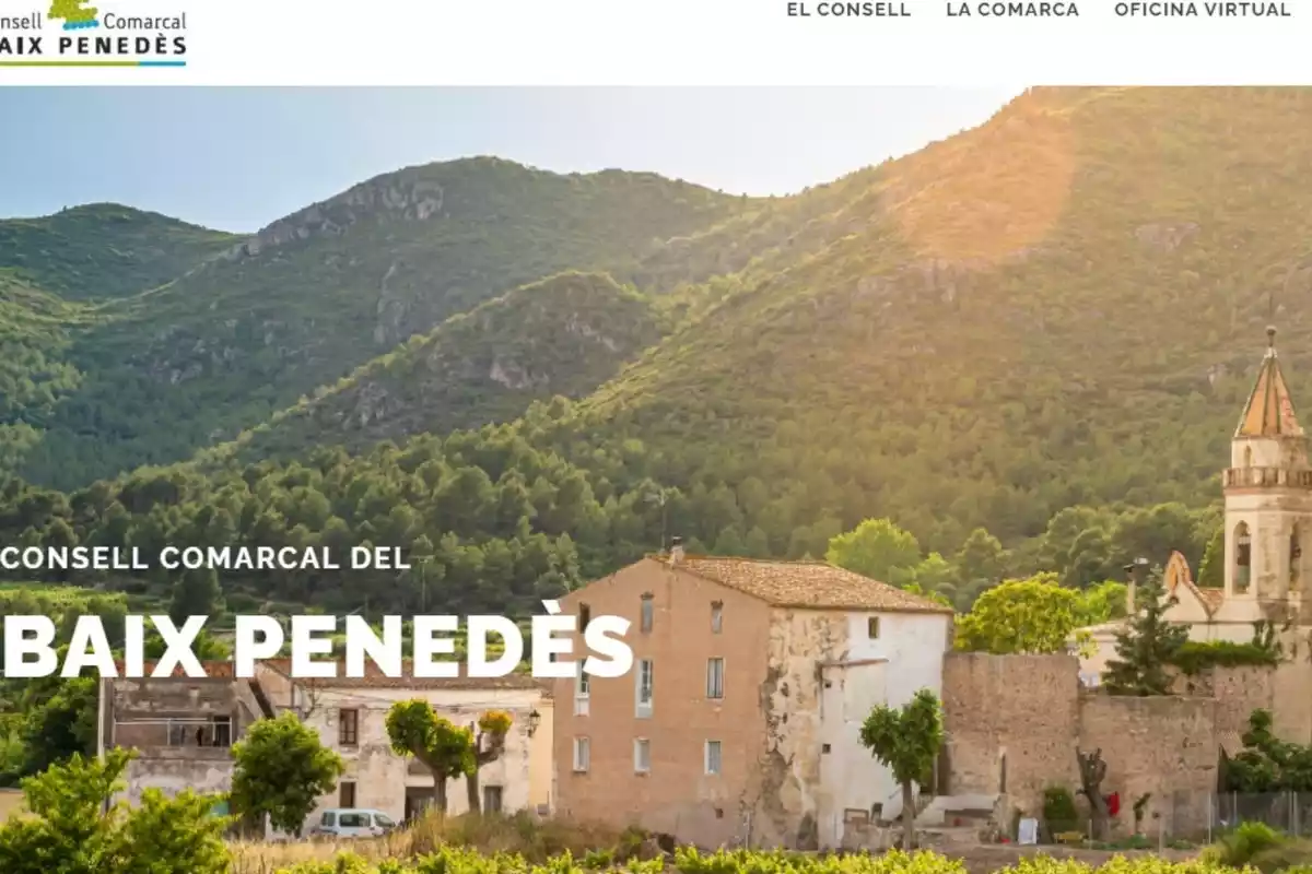 La nova web del Consell Comarcal del Baix Penedès.