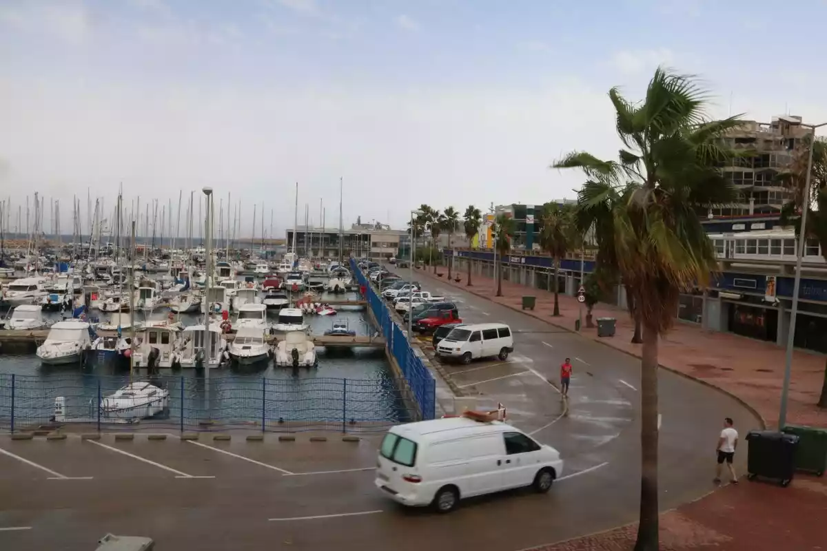 Pla obert del Port Esportiu de Tarragona, en una imatge d'arxiu
