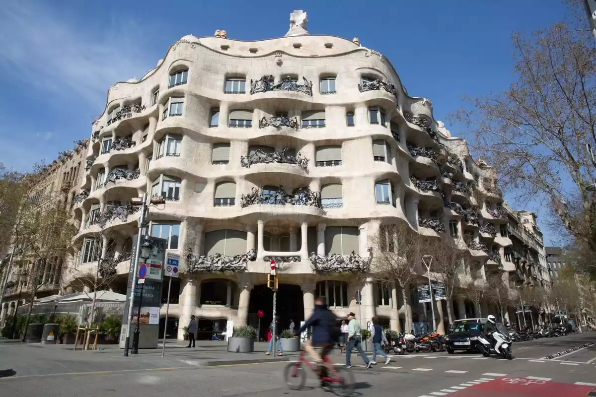 Imatge d'arxiu de l'edifici de la Pedrera de Barcelona