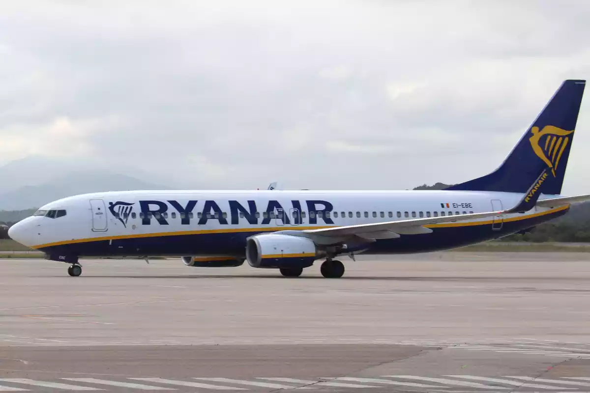 Un avió de la companyia Ryanair