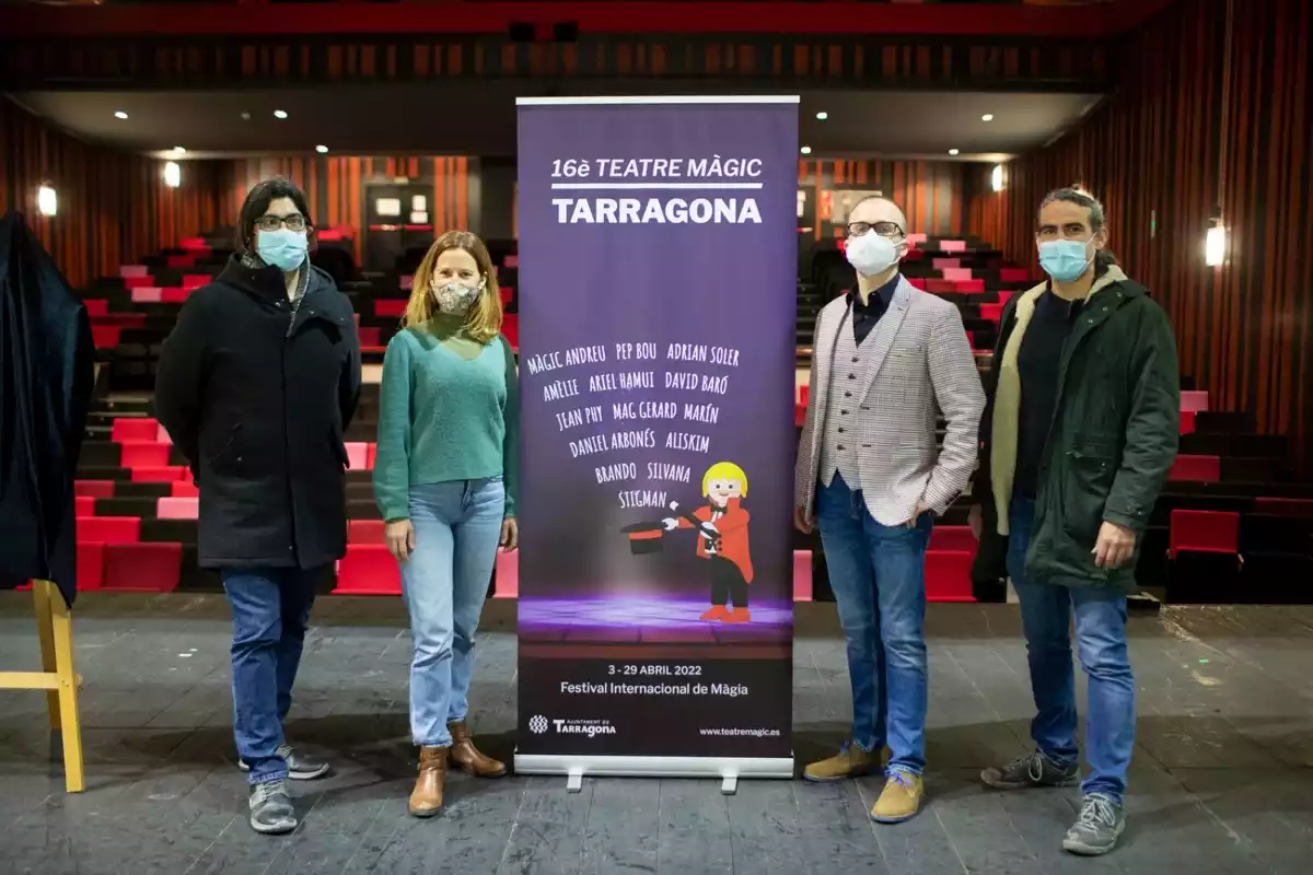 Imatge de l'acte de presentació del Festival Internacional Teatre Màgic de Tarragona