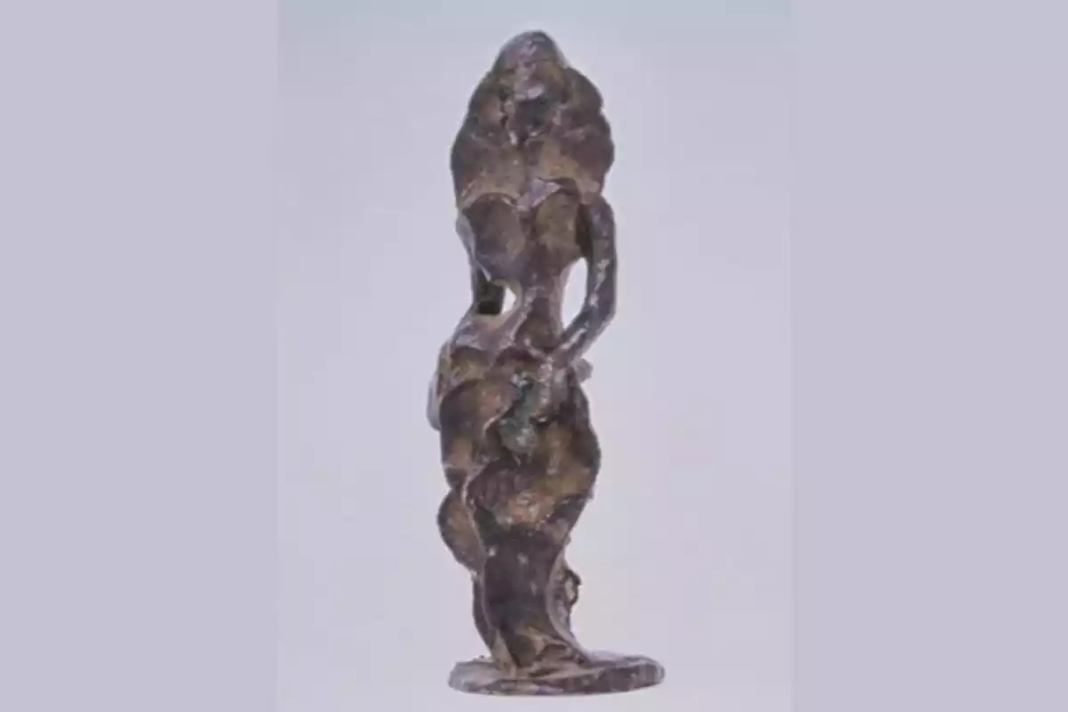 L'escultura de Fenosa que ha estat robada.