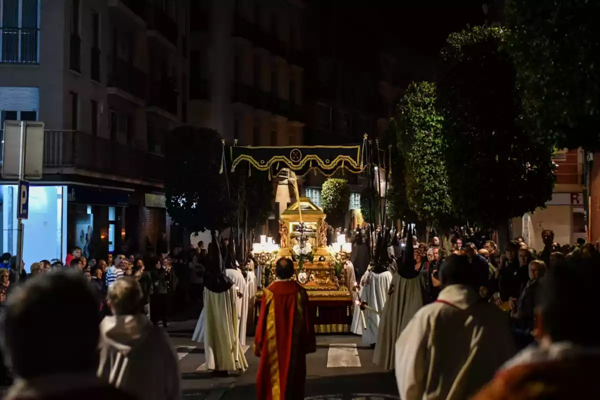 La processó del Sant Enterrament de la Setmana Santa de Reus 2019