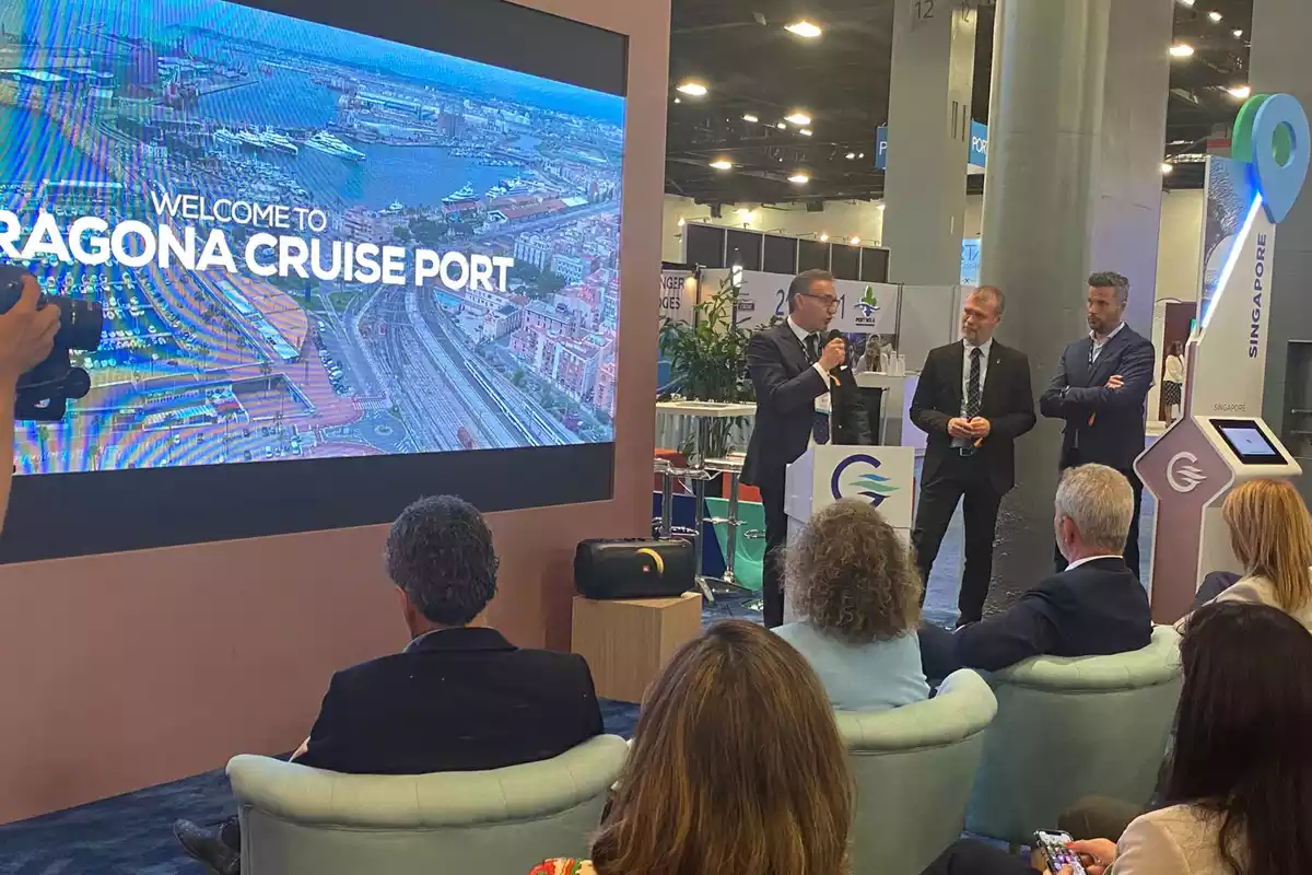 Presentació del nou projecte de creuers del Port de Tarragona  a la fira internacional Seatrade Cruise Global de Miami