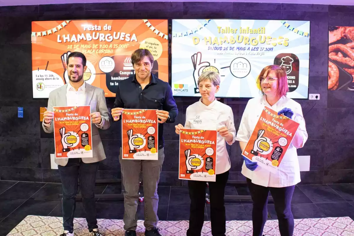 Imatge de la presentació de la Festa de l'hamburguesa de Tarragona