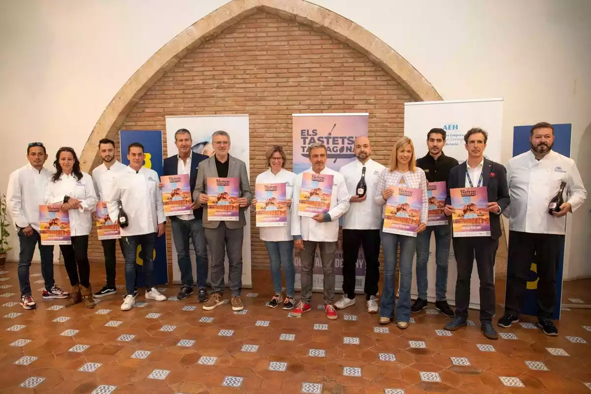 Imatge de la presentació de les jornades gastronòmiques Els Tastets de Tarragona