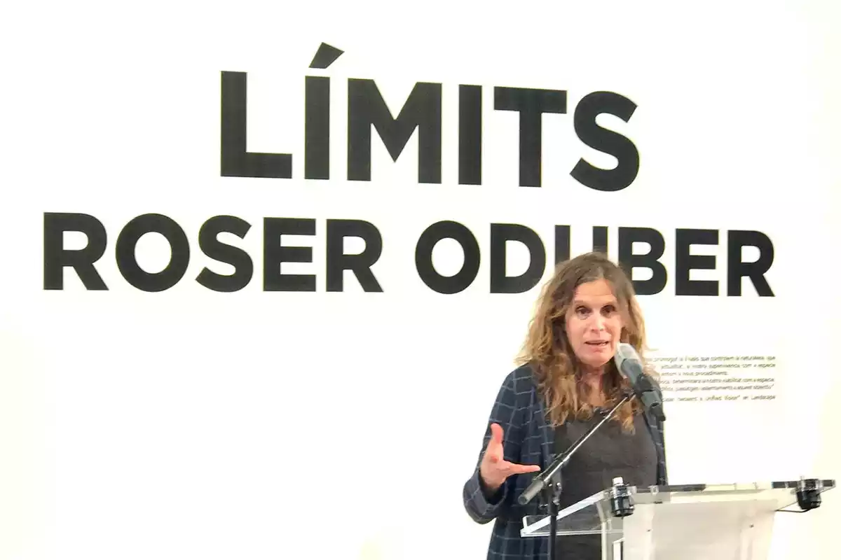 L'artista Roser Oduber autora de l'exposició 'Límits'