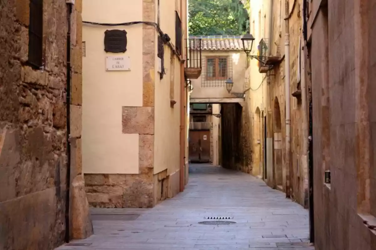 El carrer d'en Riudecolsd e la Part Alta de Tarragona