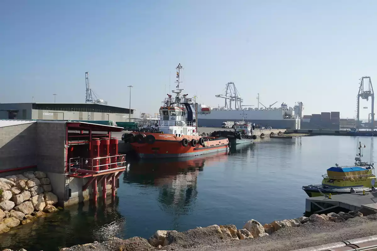 El Moll de Cantàbria del Port de Tarragona