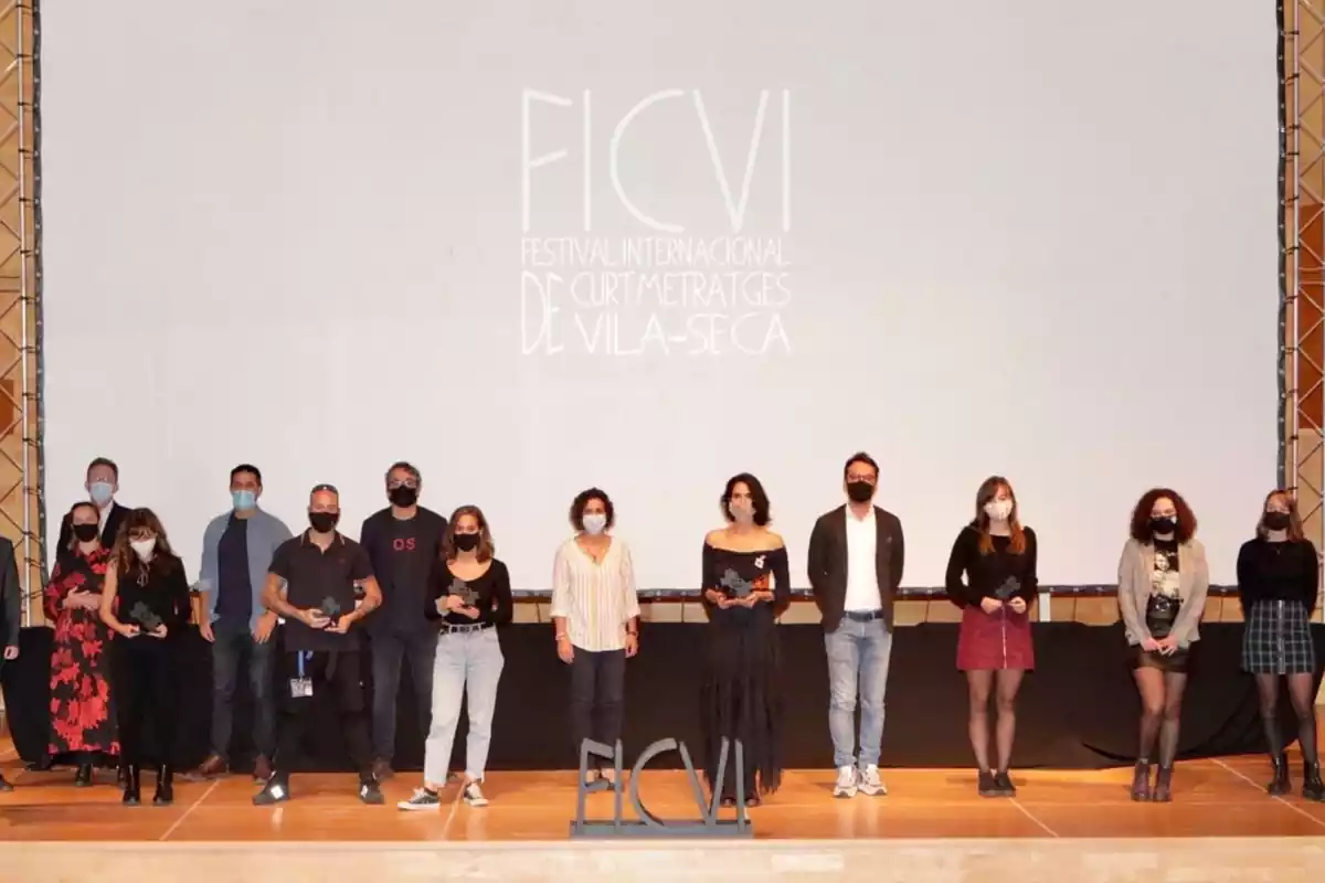 Imatge de la gala de lliurament de premis de l'edició del 2020 del FICVI