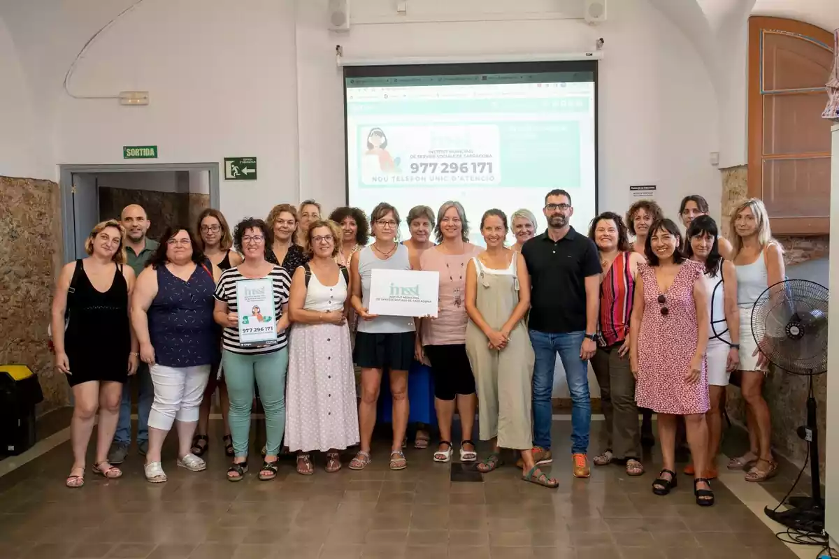 Imatge de l'equip de l'Institut Municipal de Serveis Socials de Tarragona