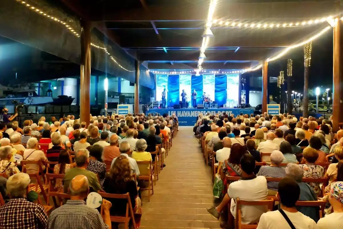 Imatge d'una de les actuacions del festival Havaneres del Port de Tarragona