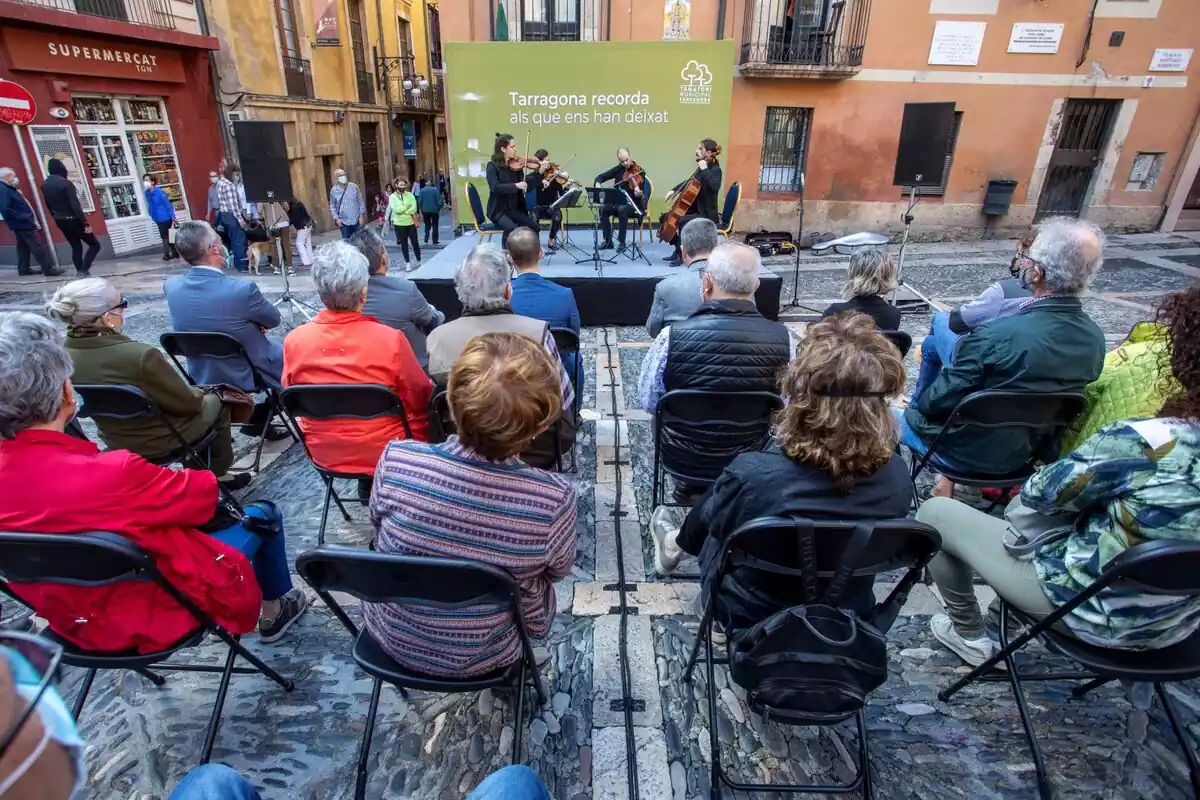 Imatge del concert en record dels difunts de Tarragona durant Tots Sants de 2021