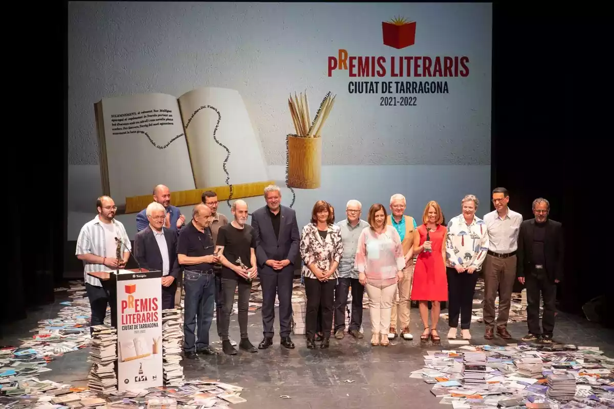 Imatge de la gala de lliurament dels Premis Literaris Ciutat de Tarragona