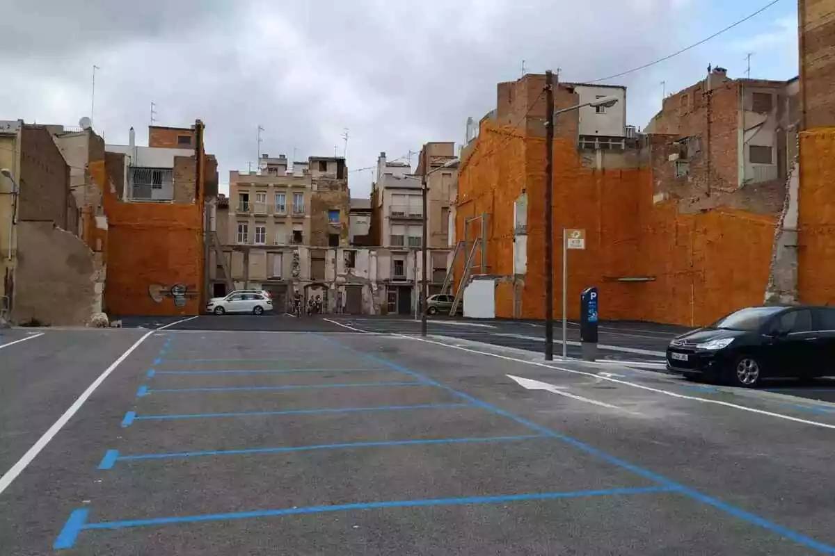 Zona blava del barri del Carme de Reus situada entre els carrers de Sant Jaume, Closa de Freixa i de Sant Benet
