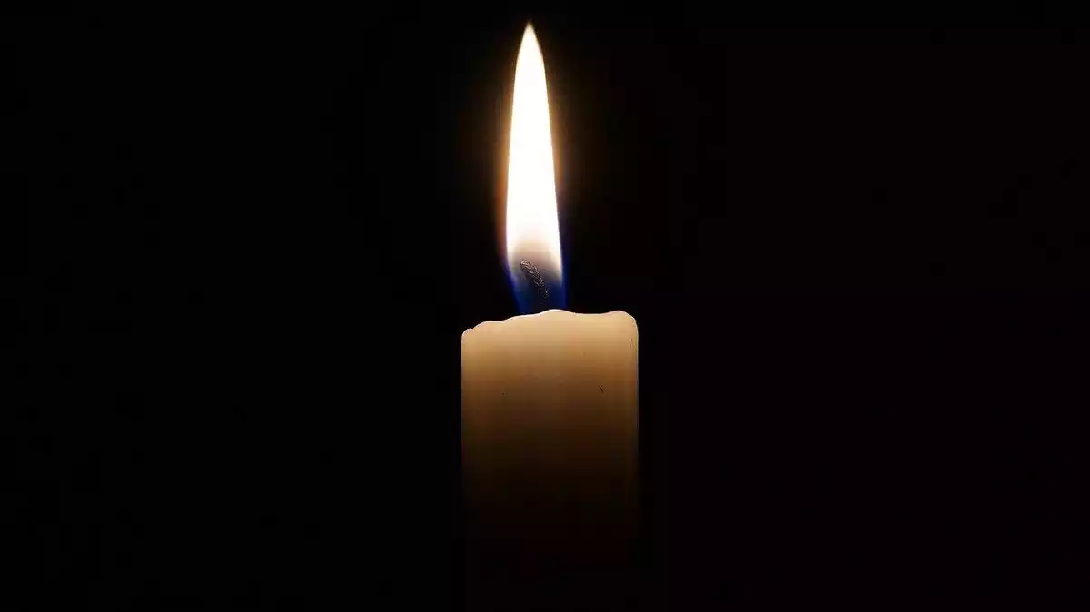 Imatge d'arxiu d'una espelma