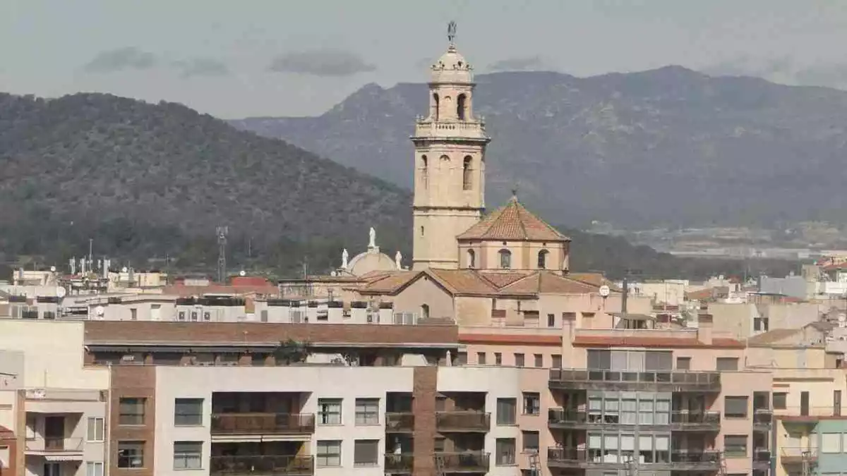 Vista del Vendrell des de la torre del Puig.