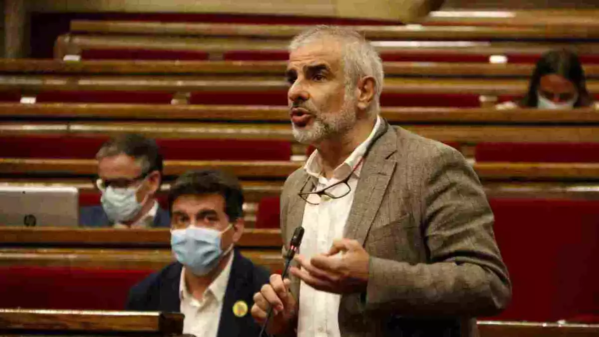 Carlos Carrizosa al Parlament el 22 de juliol