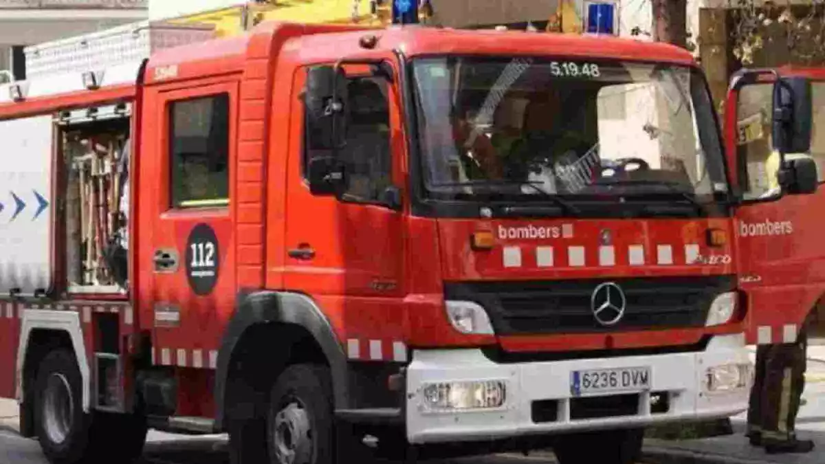 Un camió dels Bombers de la Generalitat