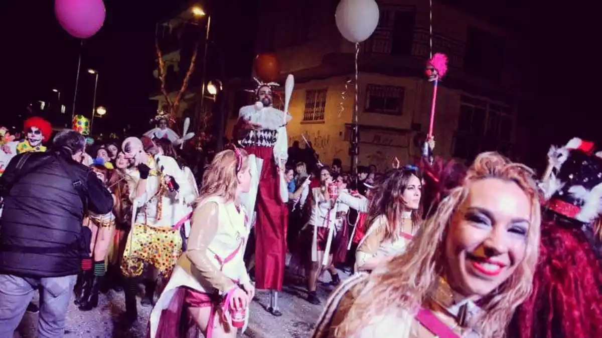 El Carnaval de Cunit, en una imatge d'arxiu