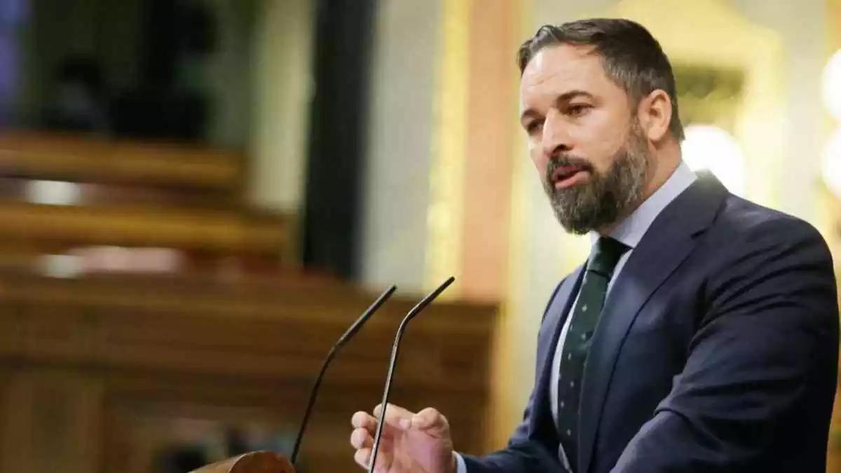 Imatge de Santiago Abascal al Congrés dels Diputats