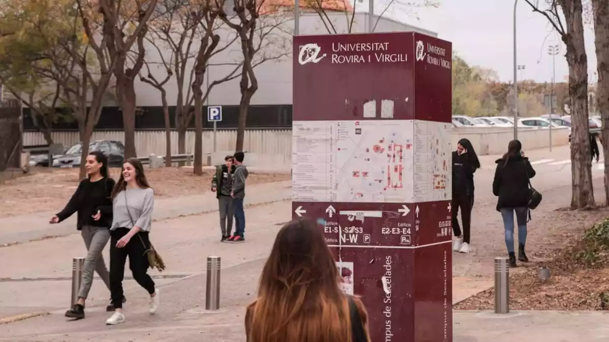Pla general del Campus Sescelades de la URV, a Tarragona