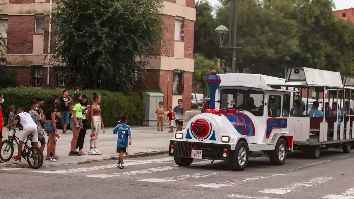 El TradiTrenet de Tarragona durant la Festa Major de Santa Tecla 2020