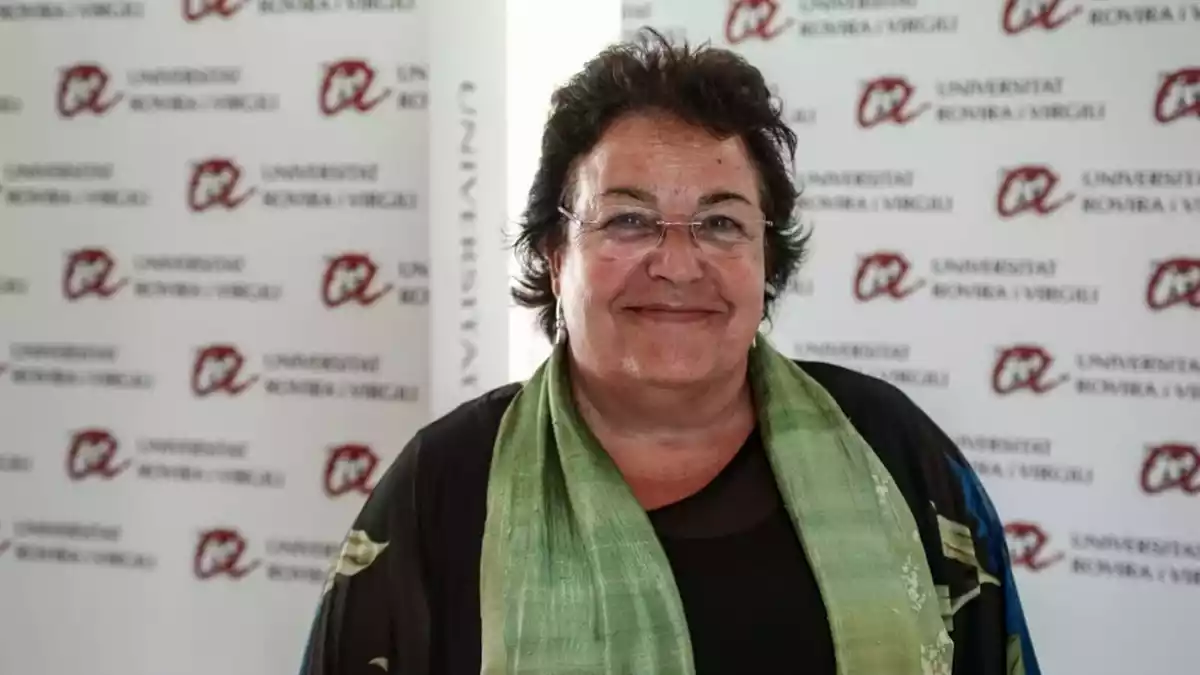 Pla curt de la rectora de la URV, María José Figueras