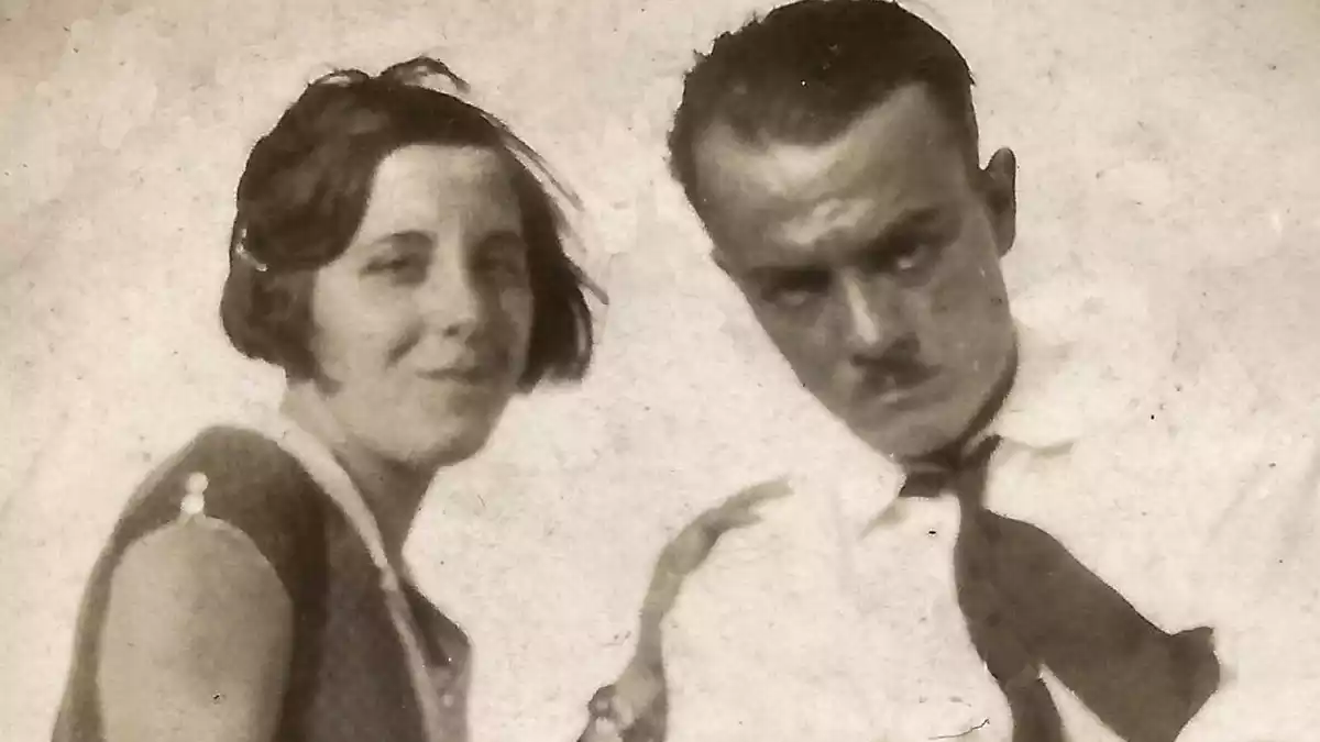 Imatge d'arxiu de Josep Mercadé, i la seva dona Teresa