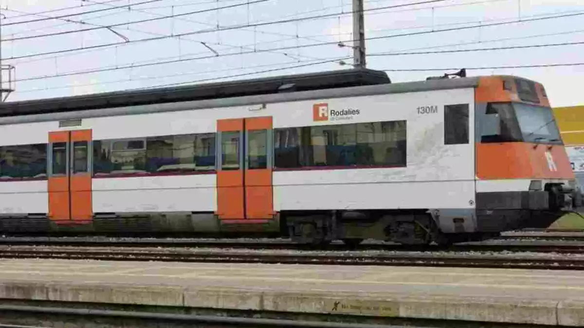 Imatge d'un tren de Rodalies de Renfe