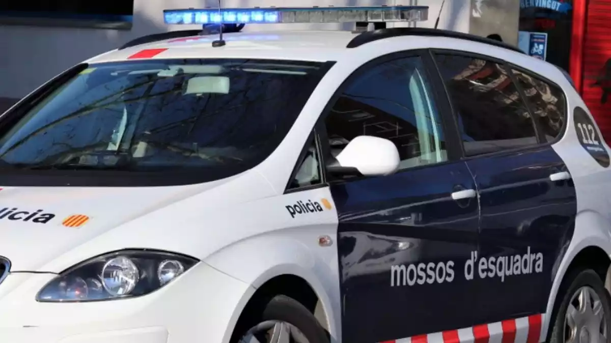 Un cotxe patrulla dels Mossos d'Esquadra.